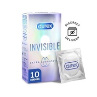Durex Invisible Extra Lubricanted Condom (10s)