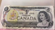 加拿大一元紙幣 1973年