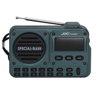 FM Radio with Best Reception, Bluetooth Speaker With Bass Portable Radio Rechargeable & Battery Oper