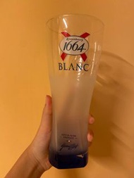 1664blanc啤酒杯0.5L 磨沙 漸變 藍紫色