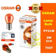 Osram Bulb 7507 - 1141 12V 21W - PY21W - Signal Lamps - Original Metal Base