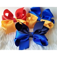 Dj Bowtique ESSENTIALS School Sports Cheer Bow Girls Hair Clip Accessories