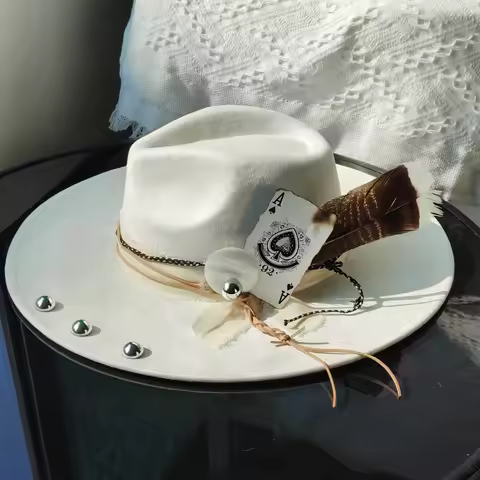 Retro Suede Fedora Hat for Women Men Feather Accessories Fedora Hats Church Jazz Cap Panama Fashion