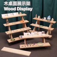 2/3/4 Tier Wooden Rack Display Creative Jewelry Display Stand Jewelry Ornaments Live Stall Display S