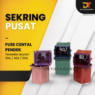 Short Central Fuse Center Fuse 30A, 40A, 50A - Universal Car