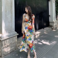 Ff 71460 Classic printed sleeveless dress