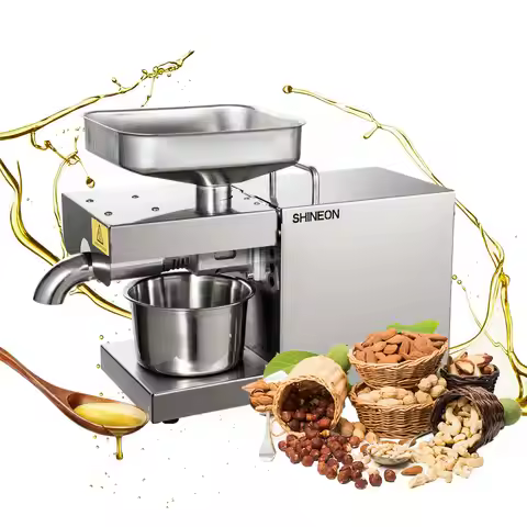 1500W 110V/220V Automatic Cold Press Oil Machine, Oil Cold Press Machine, Sunflower Seeds Oil Extrac