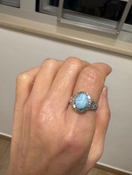 海紋石S925純銀戒指 Larimar S925 Sterling Silver Ring,rings,earring,earrings,necklaces,bracelet,bracelets,pe