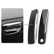 1pcs  For 05-11 Audi A6 C6 Door Handle Cover, Chrome Strip with Black Paint, Fix Faded/Damaged Origi