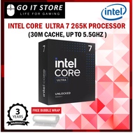 Intel Core ULTRA 7 265K / ULTRA 7 265KF LGA1851 Processor (30M Cache, up to 5.50 GHz)