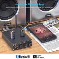HITAM Audio Amplifier Bluetooth Tube Stereo 2x50W Bluetooth 5.0 TPA3116 24V Black T20 Fosi