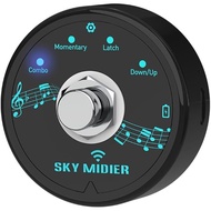 BT Midi Foot Controller Mini MIDI Controller MIDI Effector Pedal USB MIDI Controller Software Effect