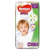 Huggies Ultra Natural Soft / Huggies Airsoft Pants XXL32 Super Jumbo Pack