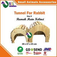 TUNNEL KELINCi rabbit house/hideout for rabbit/rabbit house size S