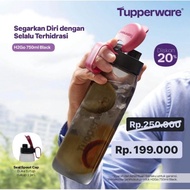 H2go 750ml black tupperware