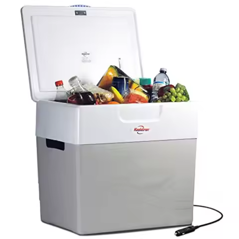12V Iceless Cooler Warmer Portable 52 qt Electric Cooler for Car, Truck, Camper, Boat: Hard-Sided, B