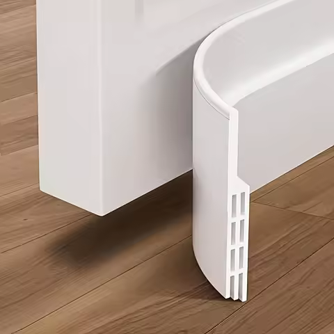 Door Draft StopSilicone Door Draft Stopper Under Door Seal Strip for Soundproofing, Wind Blocking, D