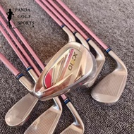 8PCS XXIO MP1100 Women Golf Iron Set 5 6 7 8 9 P A S Iron Blue Graphite Steel Shaft Golf Iron Set Ri