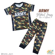 (1Y-11Y) Baju Budak Murah Baju Askar Budak Kids pajamas Boy Girl Baju Tidur Budak Lelaki Perempuan B
