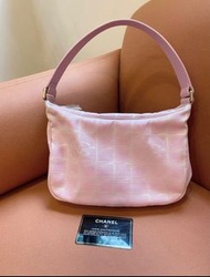 Chanel hobo bag 粉紅冰格腋下包(可議)