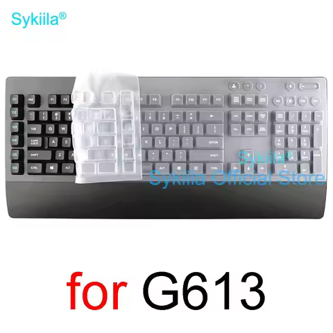 Keyboard Cover for Logitech G613 Mechanical Silicone Protector Skin Case Film for Logi G613 Accessor