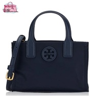 **CHAT FOR THE AVAILABILITY**NEW AUTHENTIC INSTOCK TORY BURCH ELLA MINI NYLON TOTE BAG 146437 NAVY