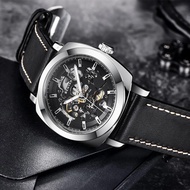 2021 New BENYAR Automatic Mechanical Watch Top Luxury Brand Watches Men's Business Fashion Leather Strap Waterproof Wristwatches