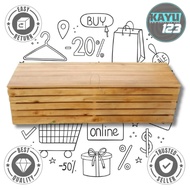 Wooden Crate 50-90x40x40 cm Wooden Box Wooden Storage Box Multipurpose Storage Place