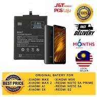 BATERI OG XM MAX MAX 2 A1 5X M5X REDMI NOTE 5A PRIME S2 BATTERY BETERI MURAH KUALIT TERBAIK BATERY B