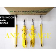 PERODUA AXIA BEZZA FTUNED SPORT ABSORBER  FRONT REAR - FTS SHOCKS ORIGINAL
