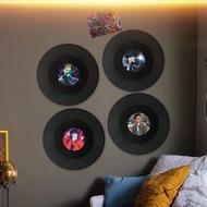 薛之谦陈奕迅仿真黑胶唱片创意摆件金属支架装饰画网易云生日礼物Jacky Xue, Eason Chan, creative placement of imitation vinyl recordszb