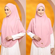 Tudung Labuh Madeena| Khimar Labuh Cotton Cey Crepe