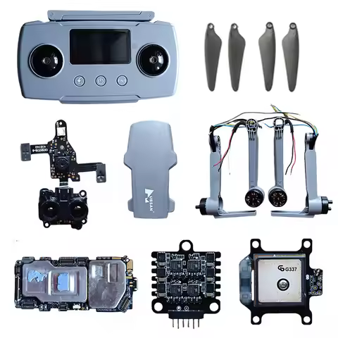 3-Axis Gimbal Camera Mainboard GPS Gyro Shaft ESC Arm Leg Shell Set Propeller Bag For Hubsan Zino Mi