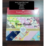 1 pack = 50 sheets!! 15x15cm! Origami paper FABER CASTELL knitting patterns/origami folding paper