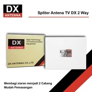 cabang 2 Pembagi Antena TV/ Spliter Splitter Antena TV DX 2 TV Way