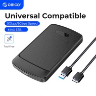 ORICO HDD Case 2.5 inch SATA to USB 3.0 Hard Disk Case Tool Free 5Gbps 6TB SSD HDD Enclosure with Auto Sleep (2020U3)
