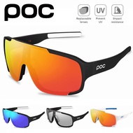 4 Lens Set POC ASPIRE Cycling Sunglasses MTB Polarized Outdoor Sports Glasses