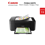 Canon เครื่องพิมพ์อิงค์เจ็ท PIXMA รุ่น E4570 Printer (ปริ้นเตอร์ เครื่องปริ้น พิมพ์ สแกน ถ่ายเอกสาร)
