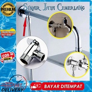 Wall Shower Pipe Connection - Brass Wall Shower Tee Connection - Wall Shower Pipe Connector