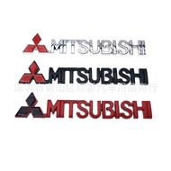 3D Metal MITSUBISHI Letter Emblem Sticker For Lancer EX Pajero Lancer Lioncel Rear Trunk Side Fender