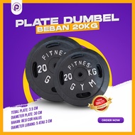 Weight Plate 20KG Weight Plate 20 KG Dambel Dumbell Barbell Barbell Gym