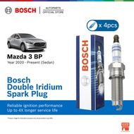 Bosch Double Iridium Spark Plug for Mazda 3 Sedan BP 4th Gen (4 Pcs/Set) VR7NII33X