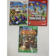 Nintendo Wii New Super Mario Bros., Mario Party8, Donky Kong Returns,(TESTED)