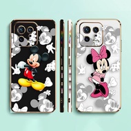 Cute Couple Mickey Minnie Mouse Side Printed E-TPU Phone Case For XIAOMI POCO F4 F3 M5 M4 X5 X4 X3 C40 F5 F1 REDMI K50 K40 NOTE 12 11 10 S GT PRO PLUS NFC Gaming Turbo 5G