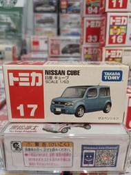 TOMICA NO.17絕版NISSAN CUBE