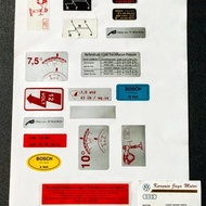 VW Beetle Body Stickers on VW Spare Parts VW