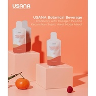 100% Original USANA Botanical beverage cranberry with collagen peptide (14 pouches x 2 boxes)