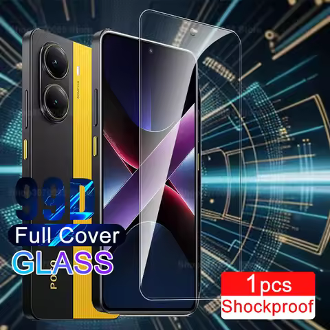 For Xiaomi Poco X7 X6 M6 F6 Pro Tempered Glass Clear Screen Protector For Redmi Turbo 4 poko PocoX7 