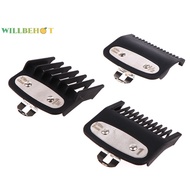 [WillbehotS] 2/3PCS Professional Cutg Guide Comb Hair Clipper Limit Comb with Metal Clip [NEW]