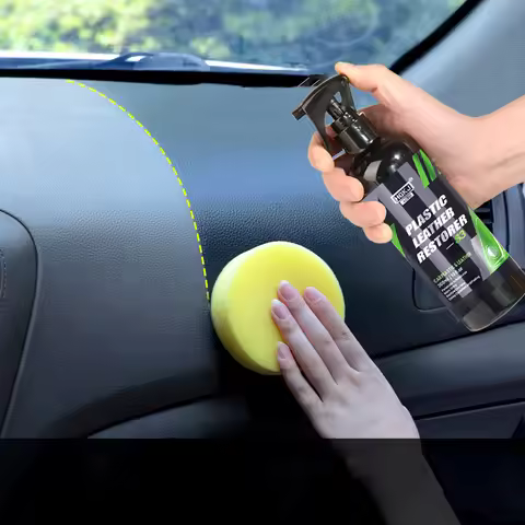 Car Interior Restore Car Detailing Coating Super Gloss Shine Polishing Auto Care Dashboard Plastic L